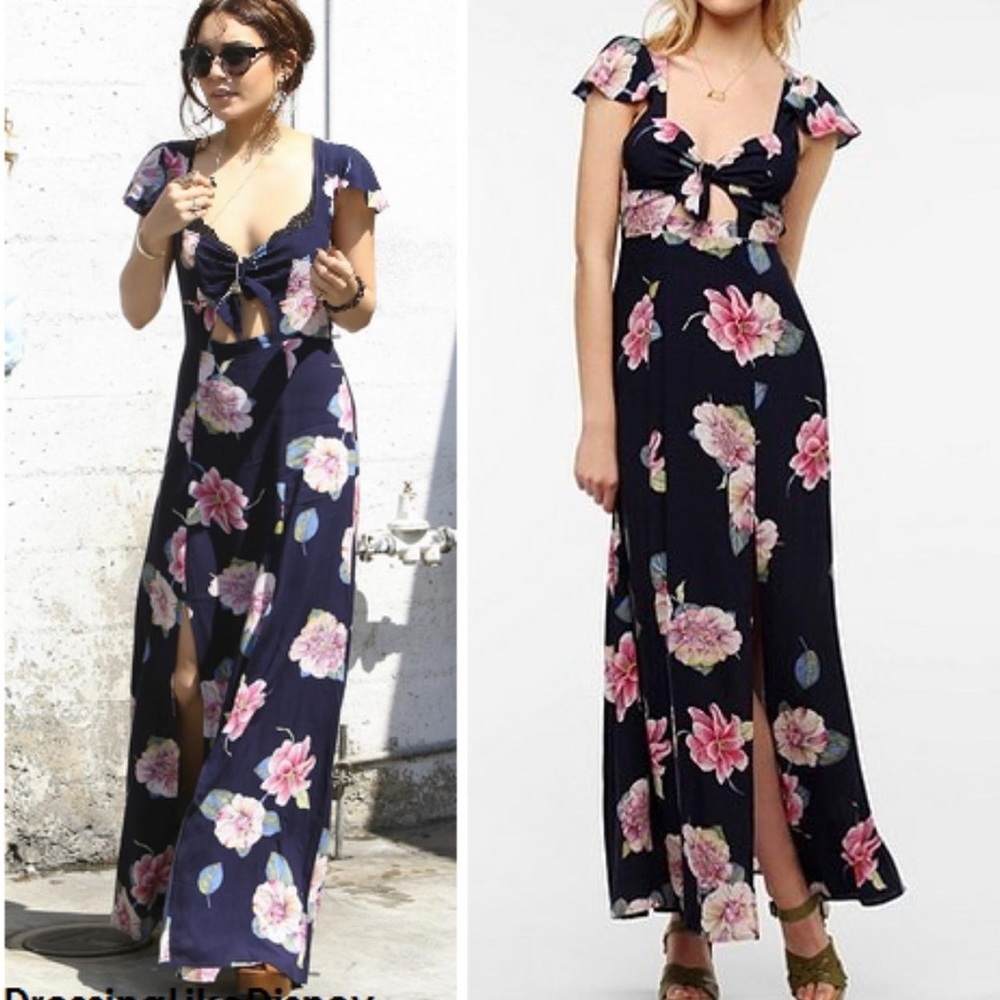 Floral Cutout Maxi Dress as seen on Vanessa Hudgens PERFECT FOR SPRING 🌸🌸🌸